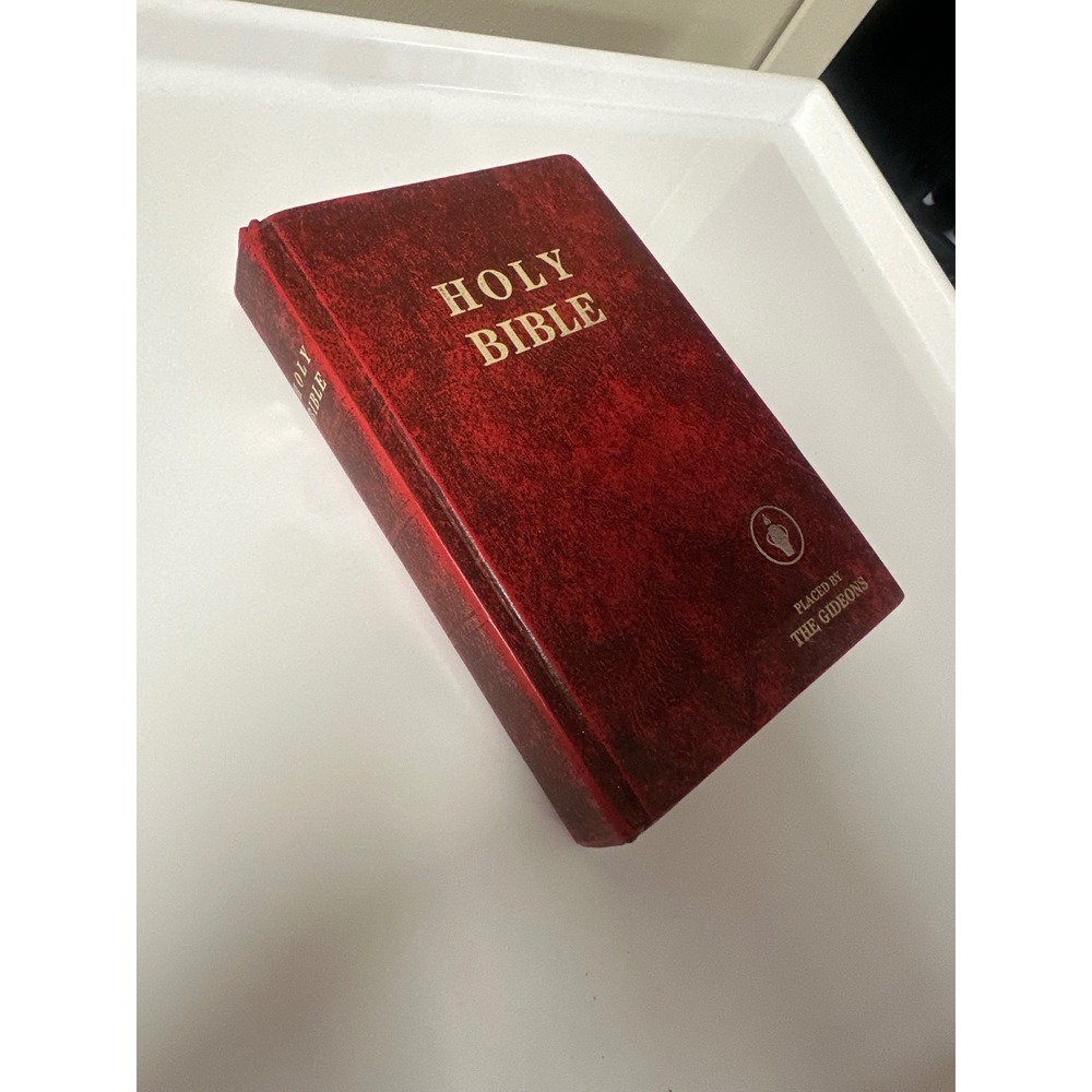 Gideons International Holy Bible‎ Red Faux Leather KJV King James Version Pocket